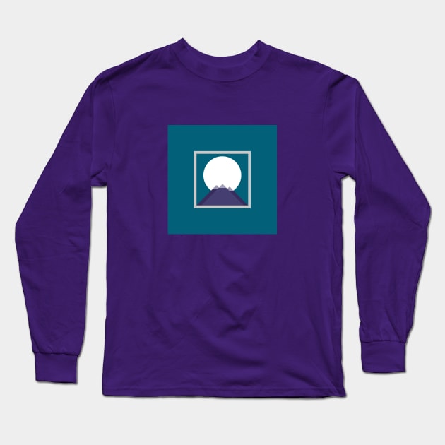 Mountain - Basic shapes Long Sleeve T-Shirt by M.Barroq